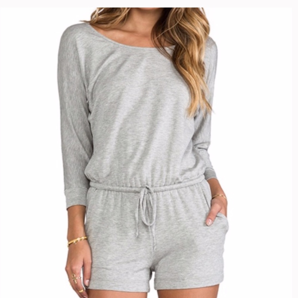 Splendid French Terry Grey Romper